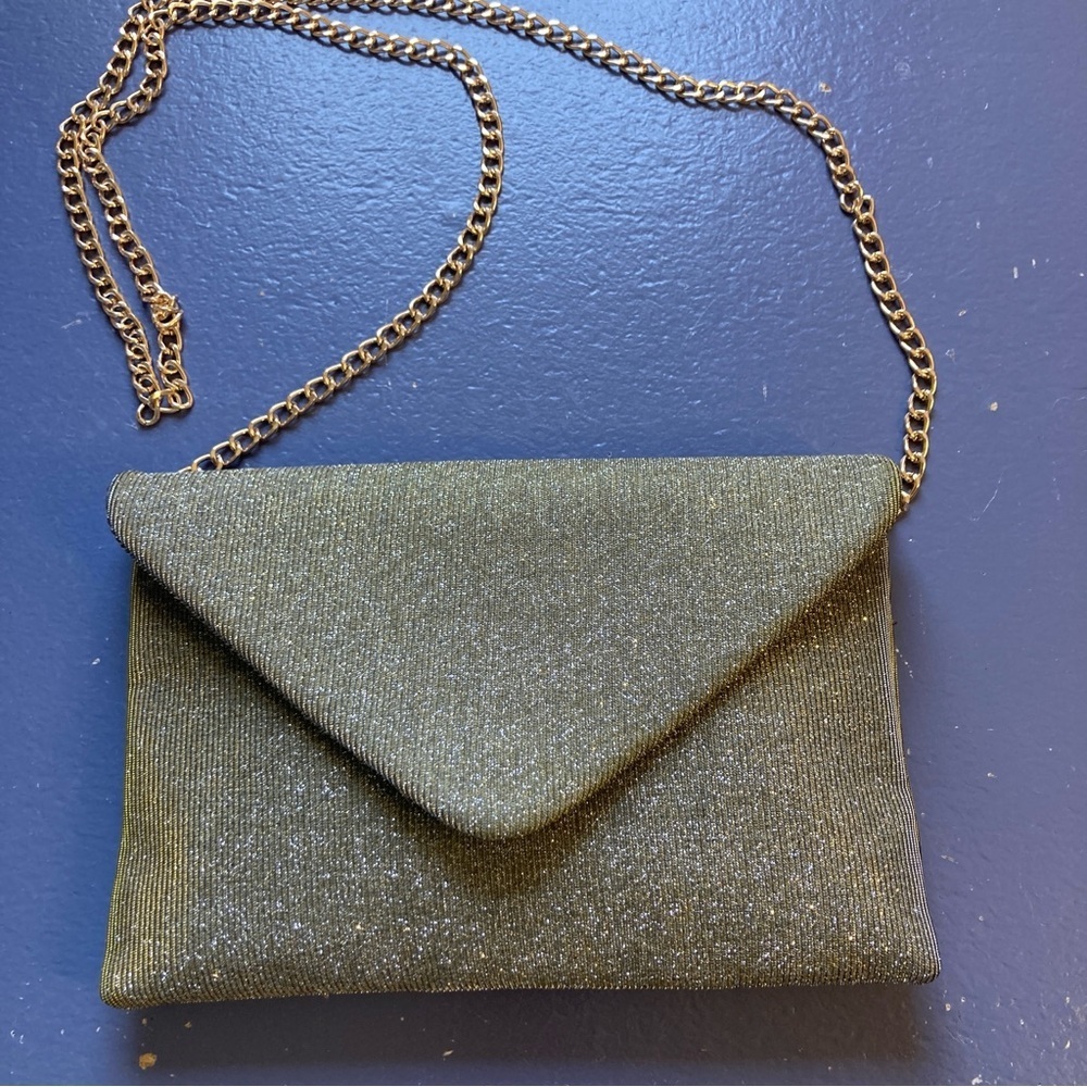 A new day Sparkling Metallic Purse,EUC